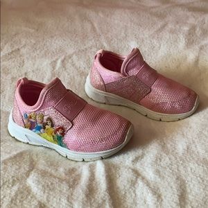 Disney princess light up slip on shoes